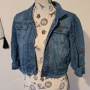 Women's Outer Edge Crop Jean Jacket